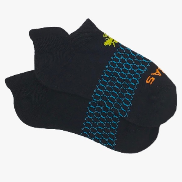 4 packs of BOMBAS kids Originals Ankle Socks XS (Black/multicolor) - Picture 3 of 4